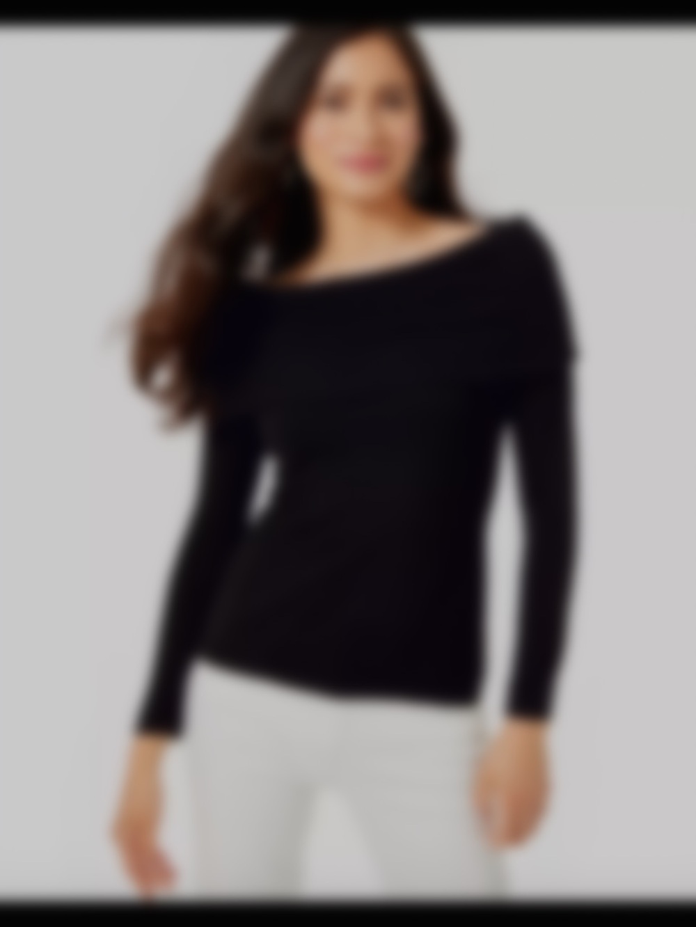 Lilly Pulitzer 
Off-the-Shoulder sweater.